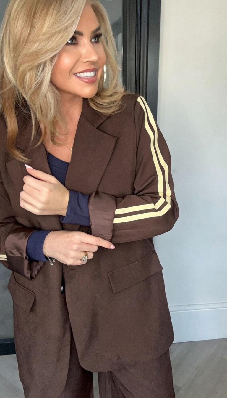 ‘Erin’ blazer suit brown ORDER NOW PRE SALE STOCK 6TH FEEB