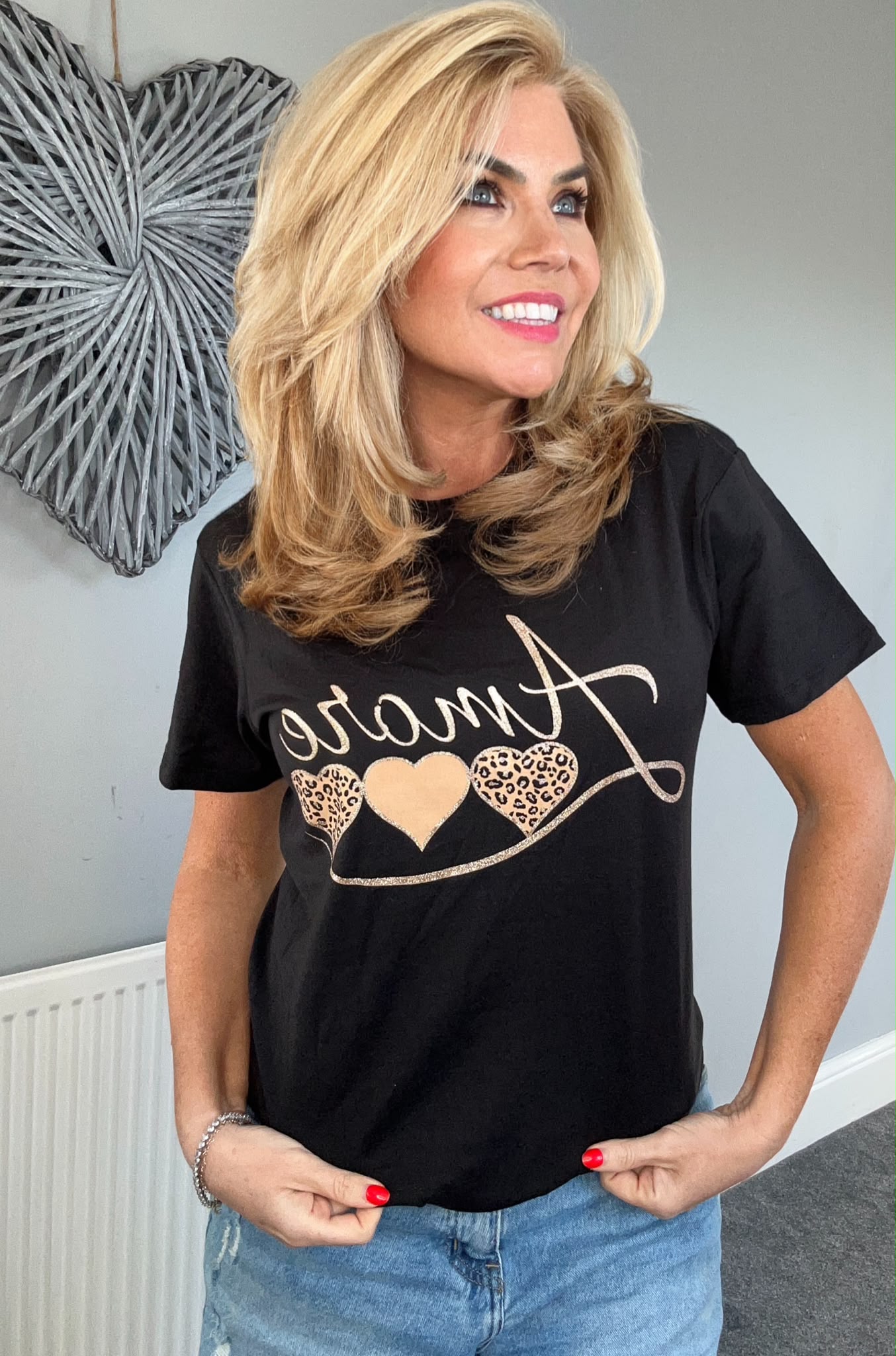 Amour tee black