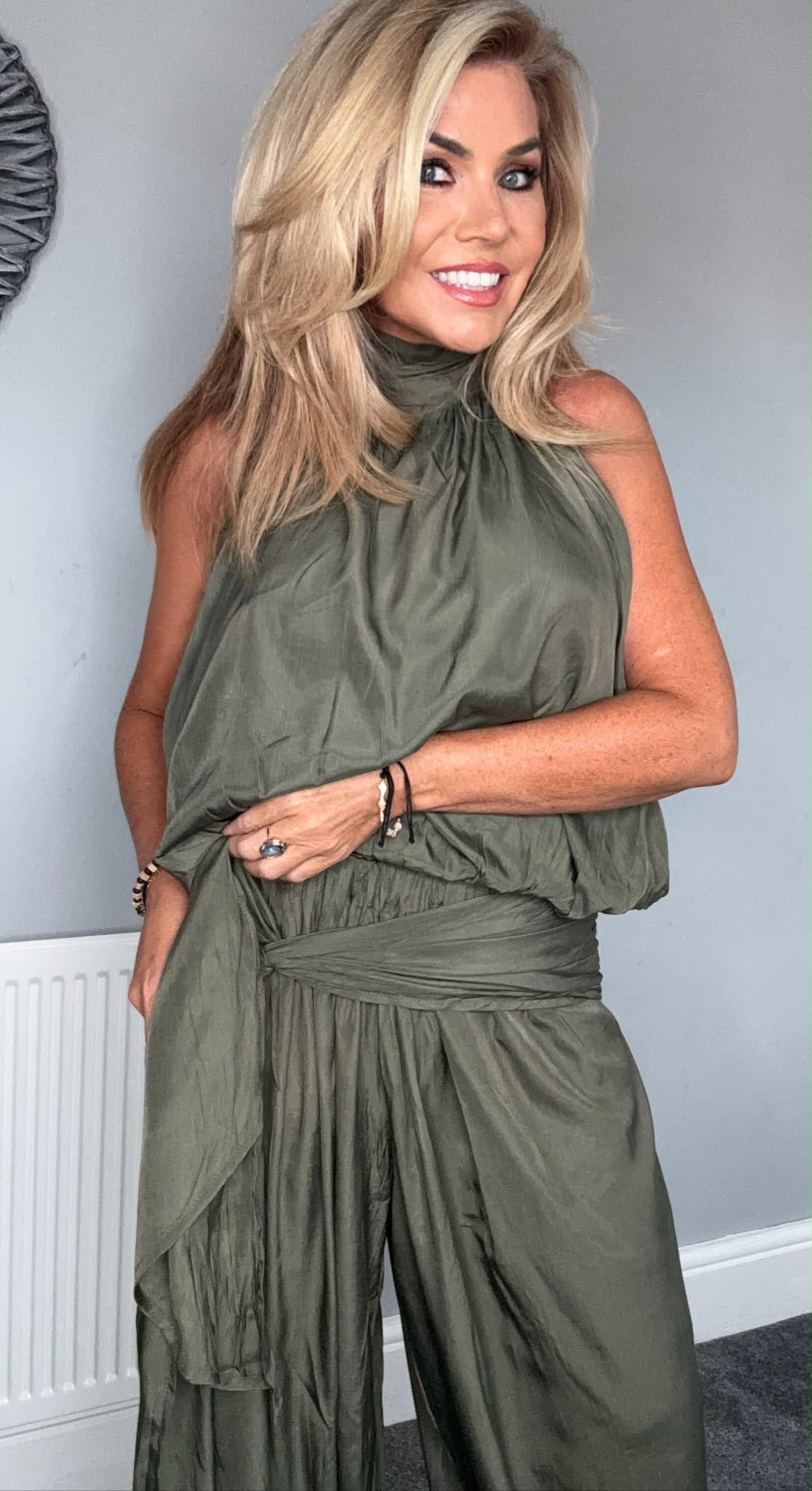 Hattie scarf waist coord khaki
