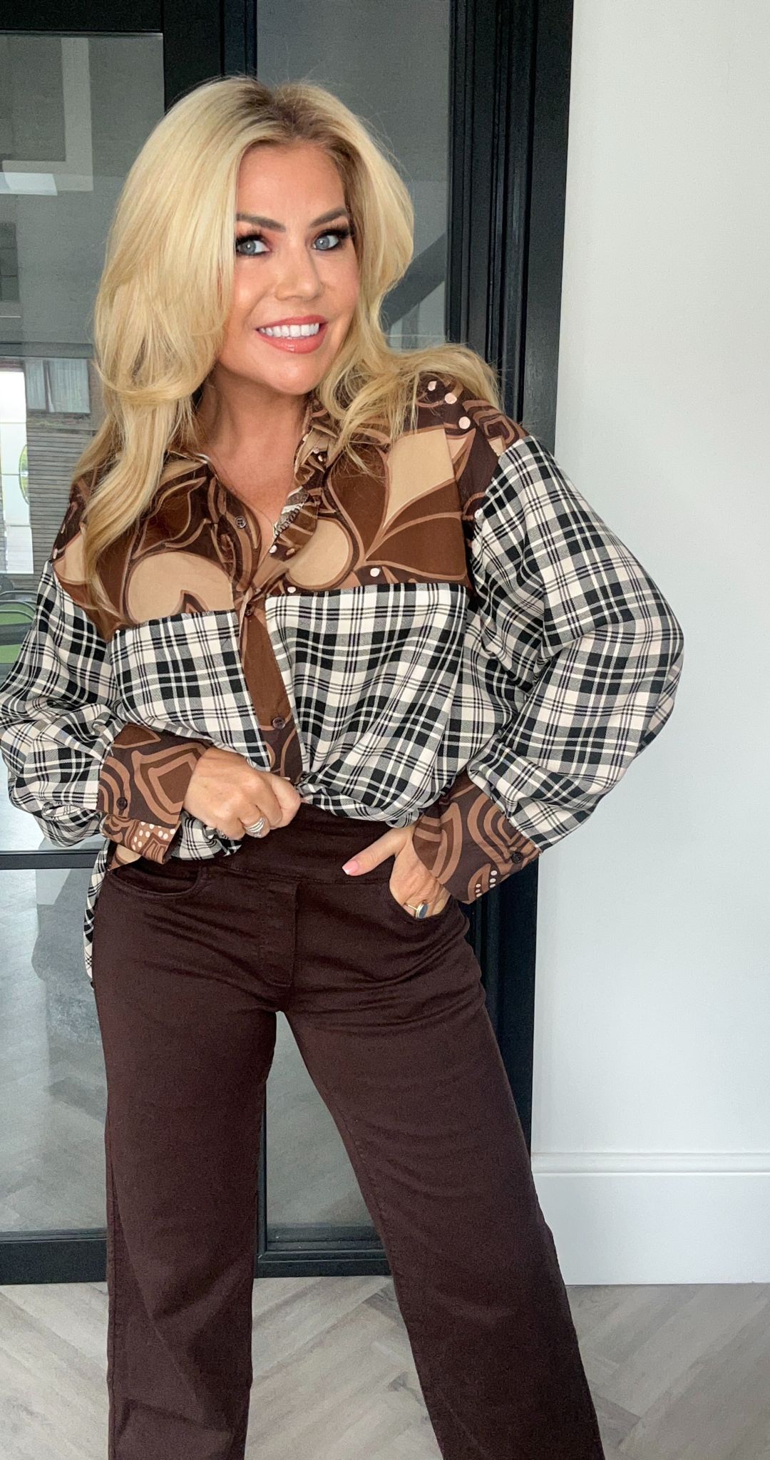 ‘Chelsea’ checked shirt