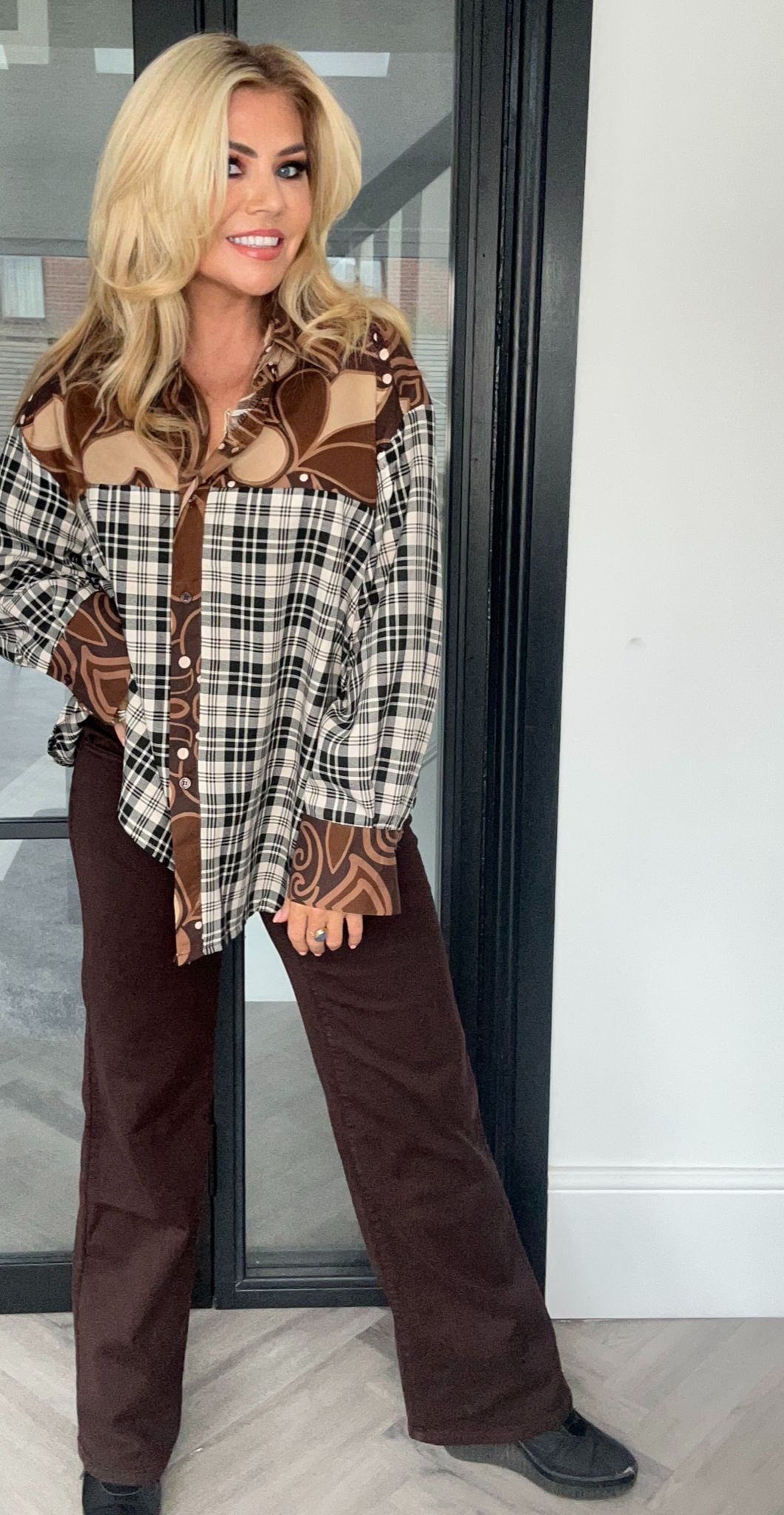 ‘Chelsea’ checked shirt
