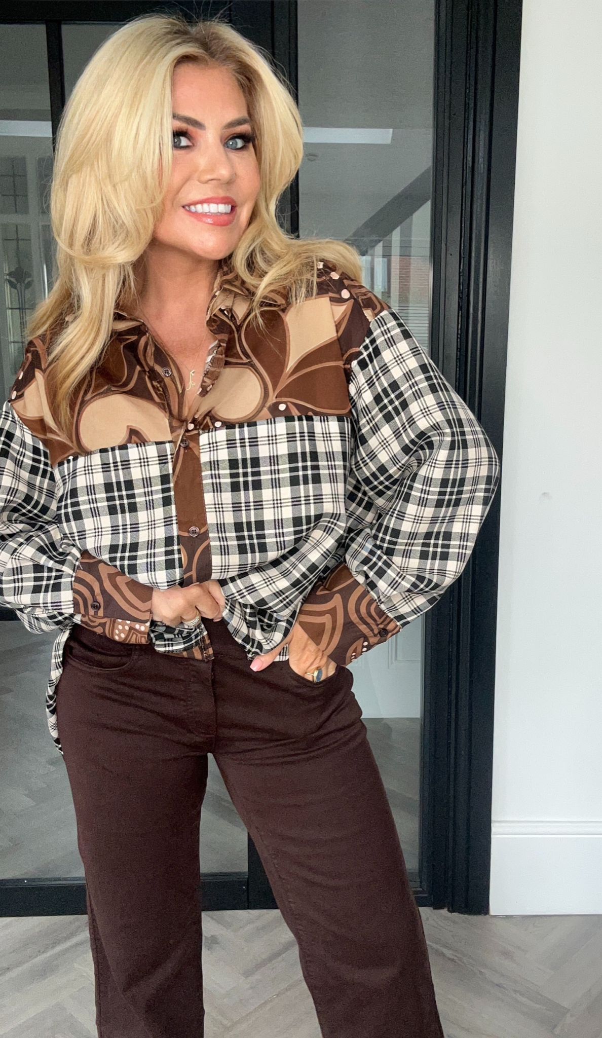 ‘Chelsea’ checked shirt