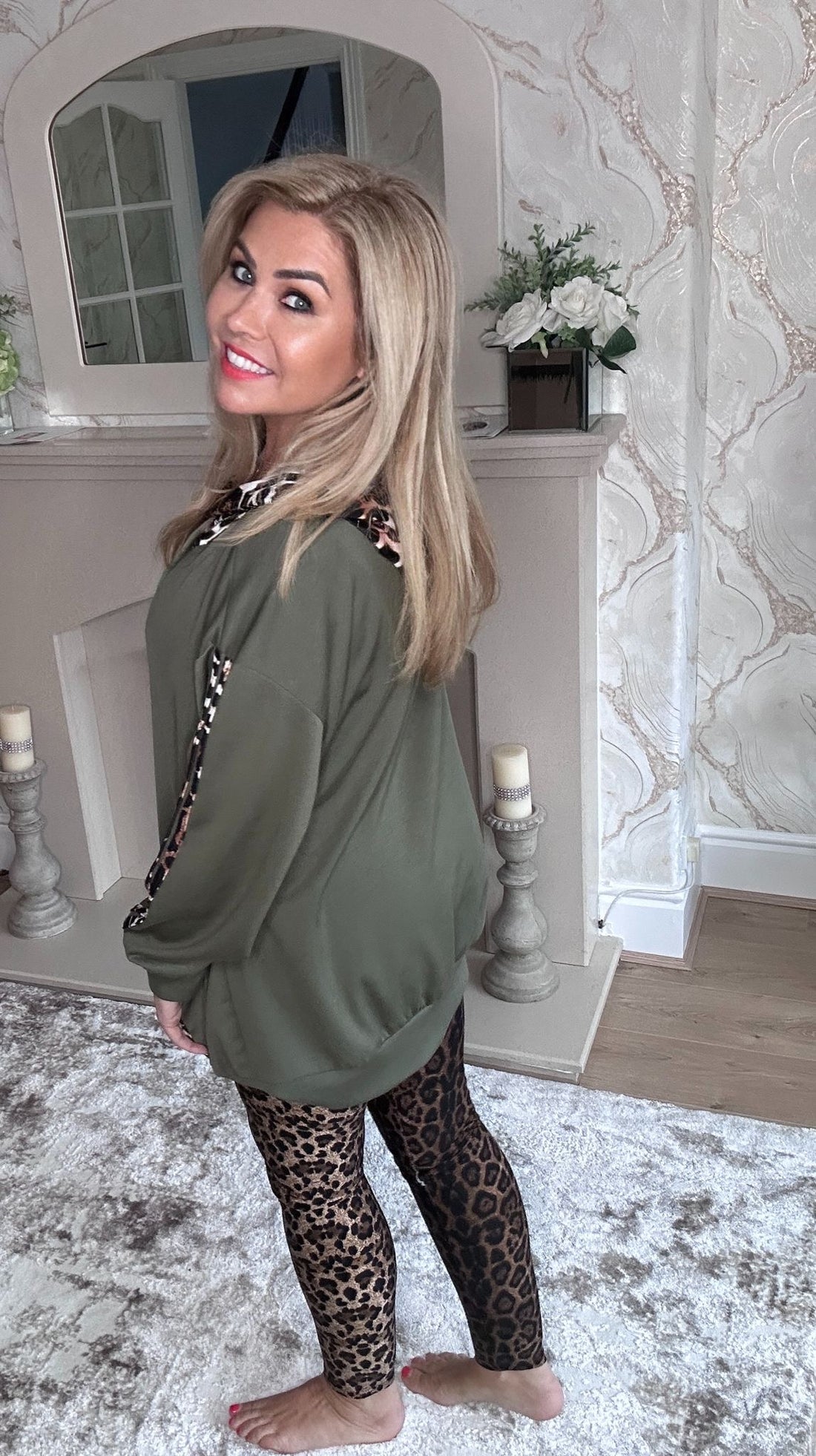 Leopard print legging