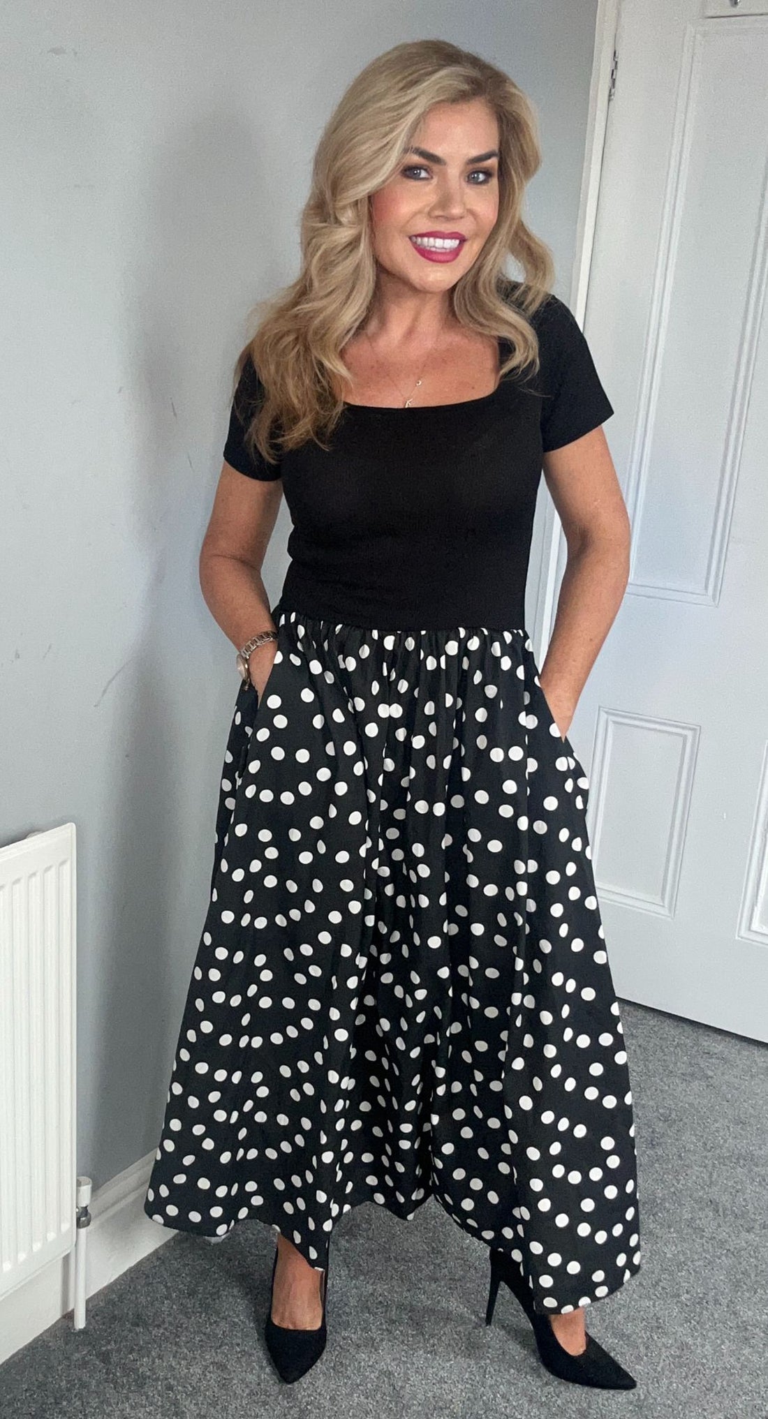Tammy 2 in 1 spot dress