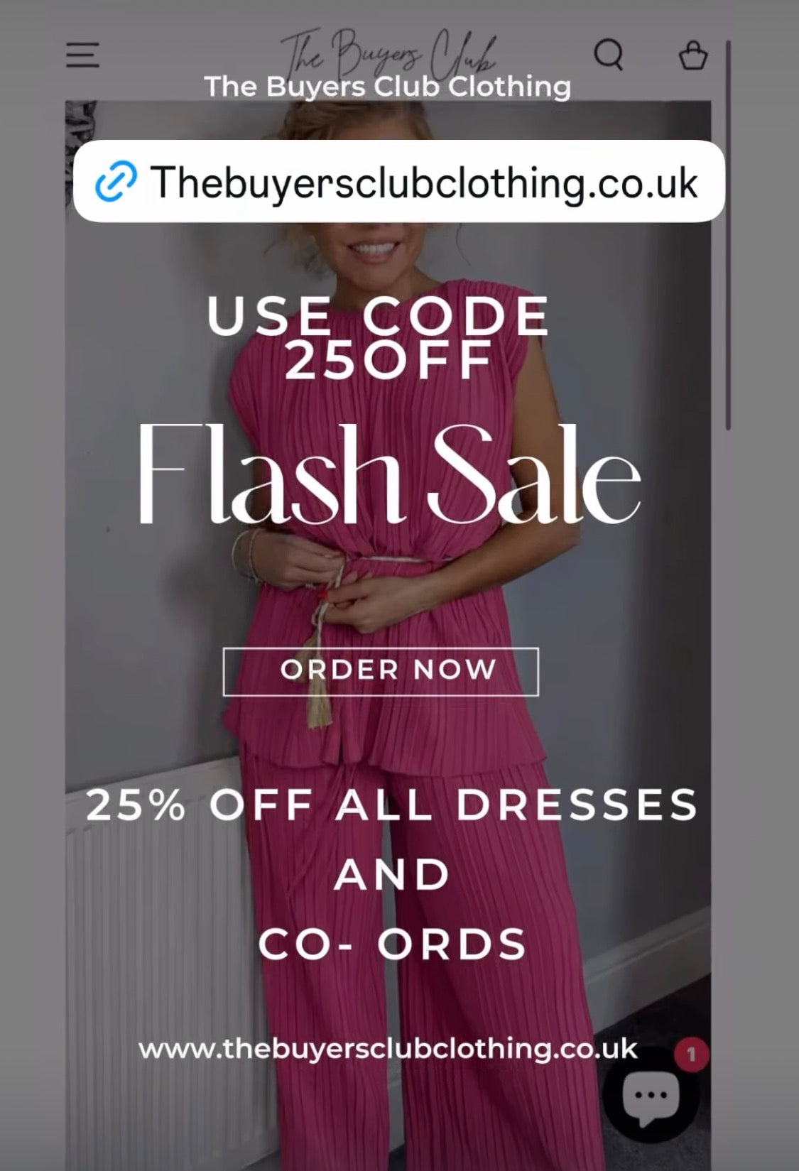 Flash sale