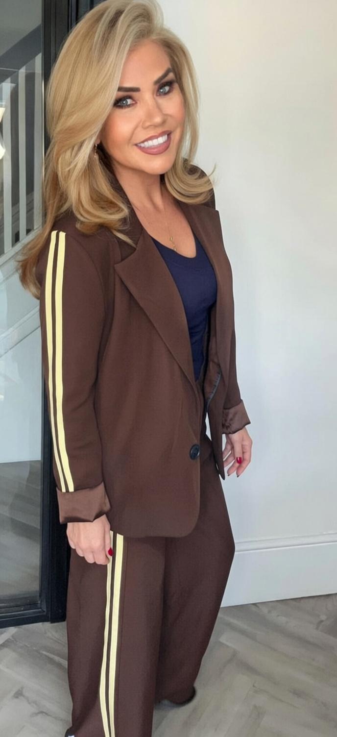 ‘Erin’ blazer suit brown ORDER NOW PRE SALE STOCK 6TH FEEB