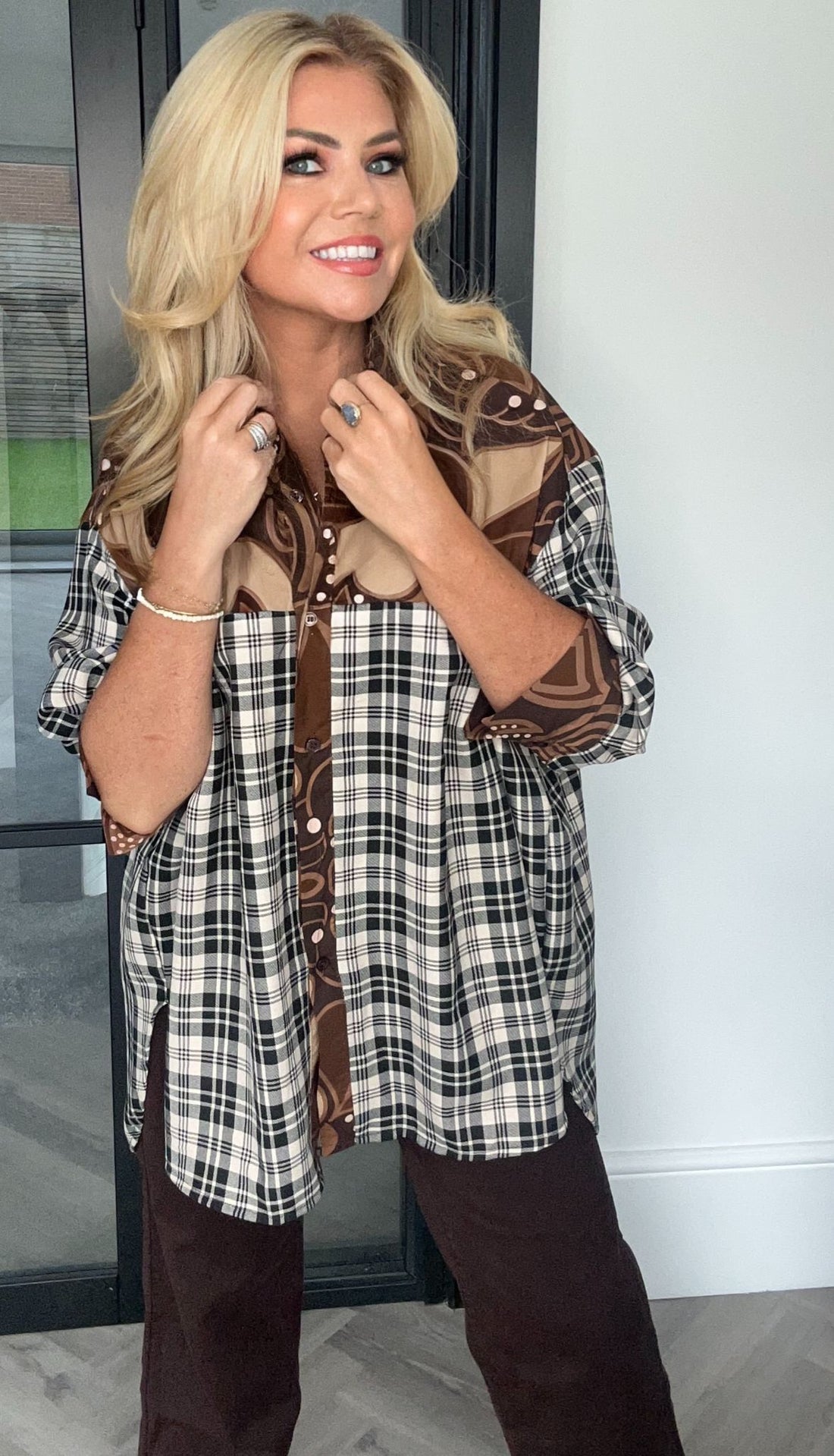 ‘Chelsea’ checked shirt