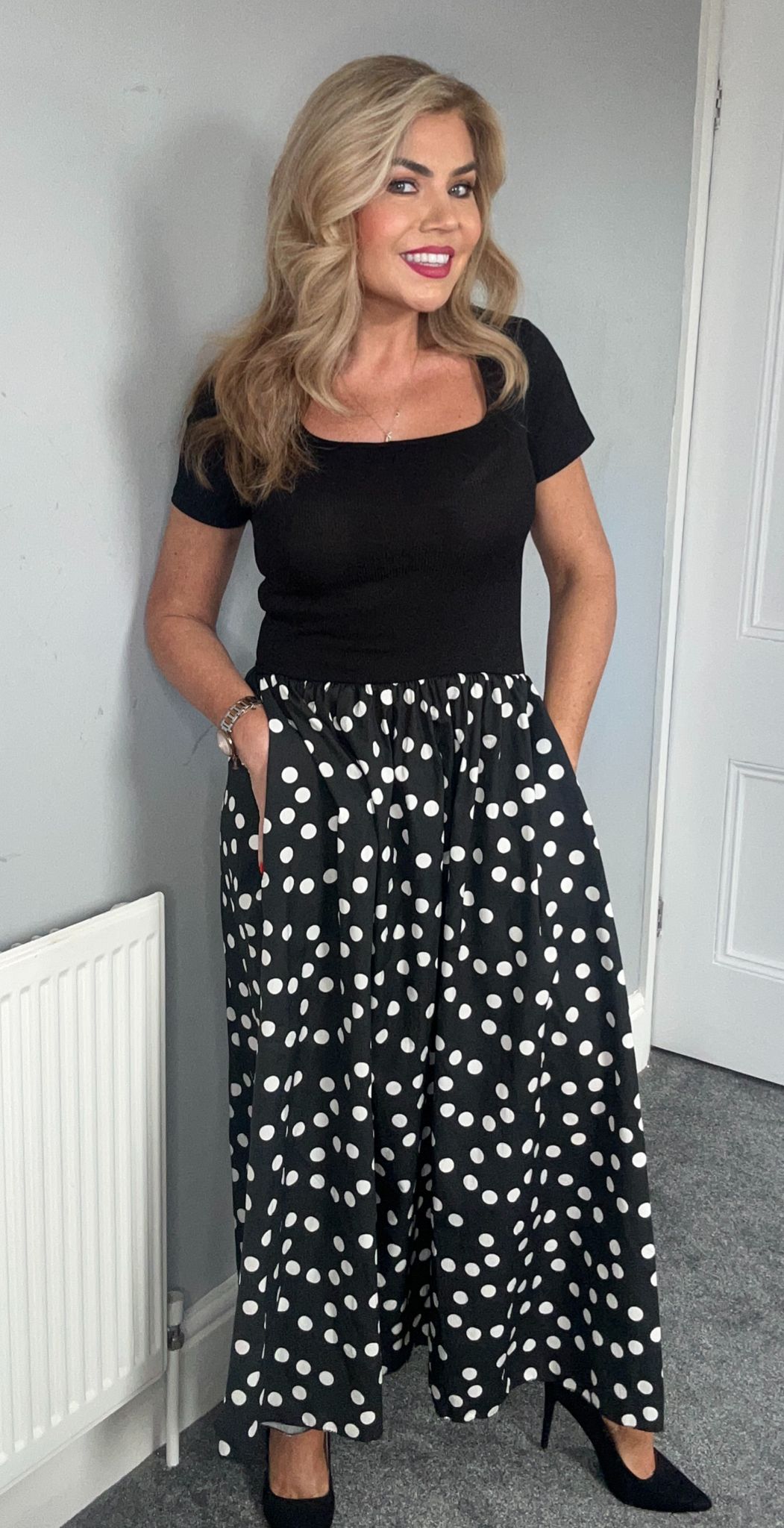 Tammy 2 in 1 spot dress