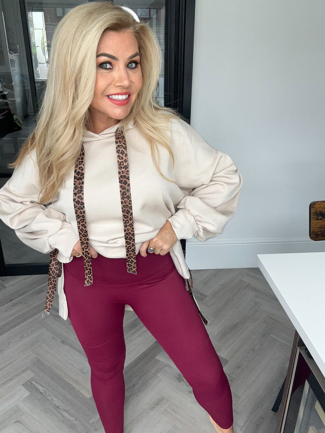 Magic seamless leggings burgundy